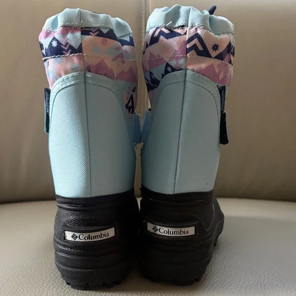 Columbia Toddler/Little Girl Winter Boots - Light Blue and Black 7 NWOT - Picture 5 of 5